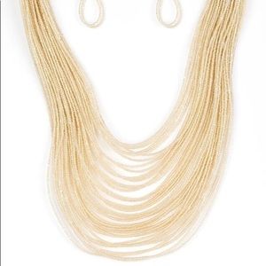 Paparazzi Gold seedbead Necklace
